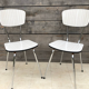 20 White Formica Chairs