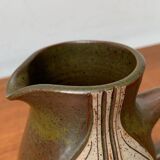 A studio pottery jug from the mid-century by Marianne Stark for Michael Andersen, Bornholm, 1960s.