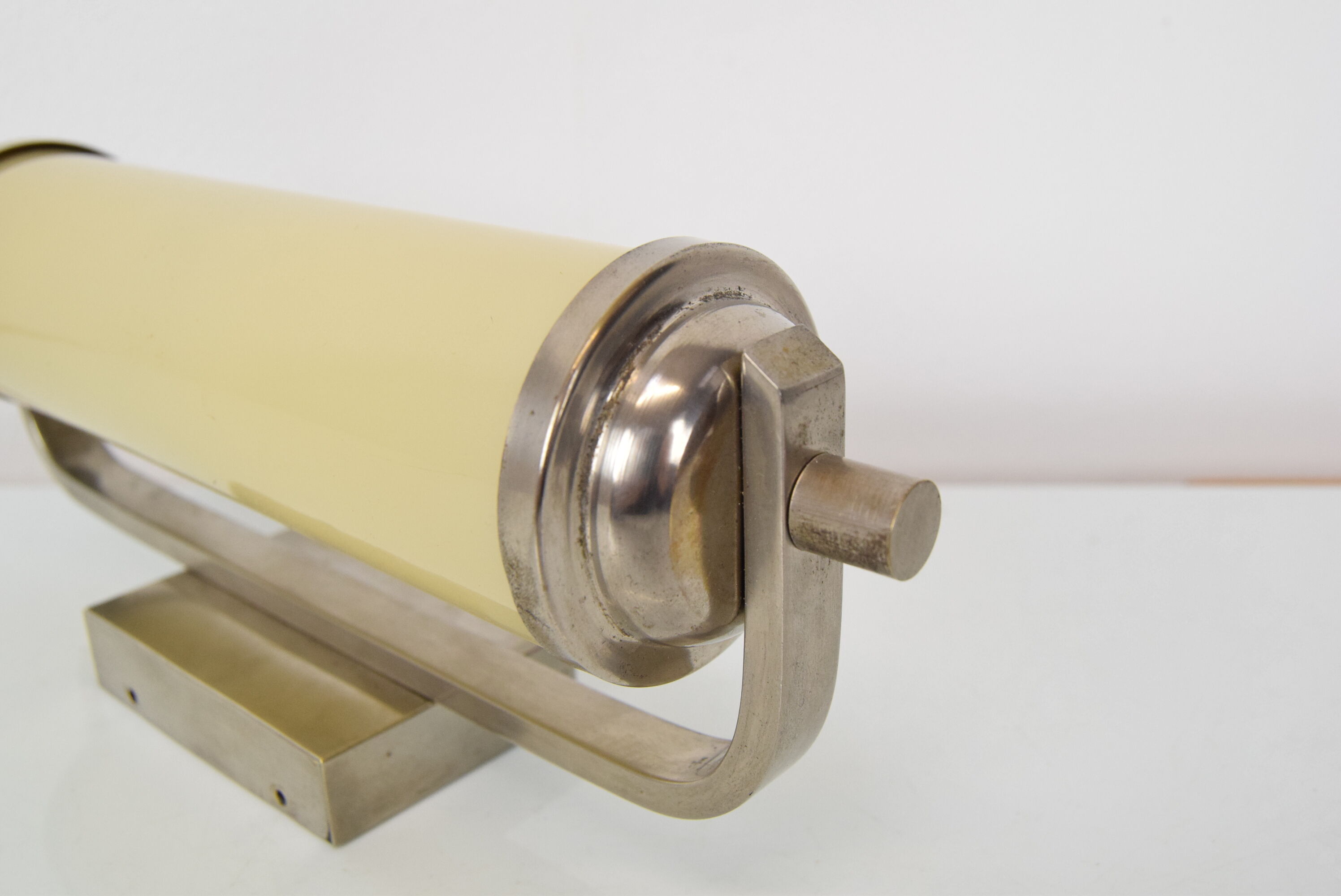 Art deco tubular wall lamp,1930's.