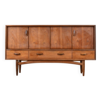 Buffet G Plan du milieu du siècle en afromosia et teck. Style vintage moderne/danois.