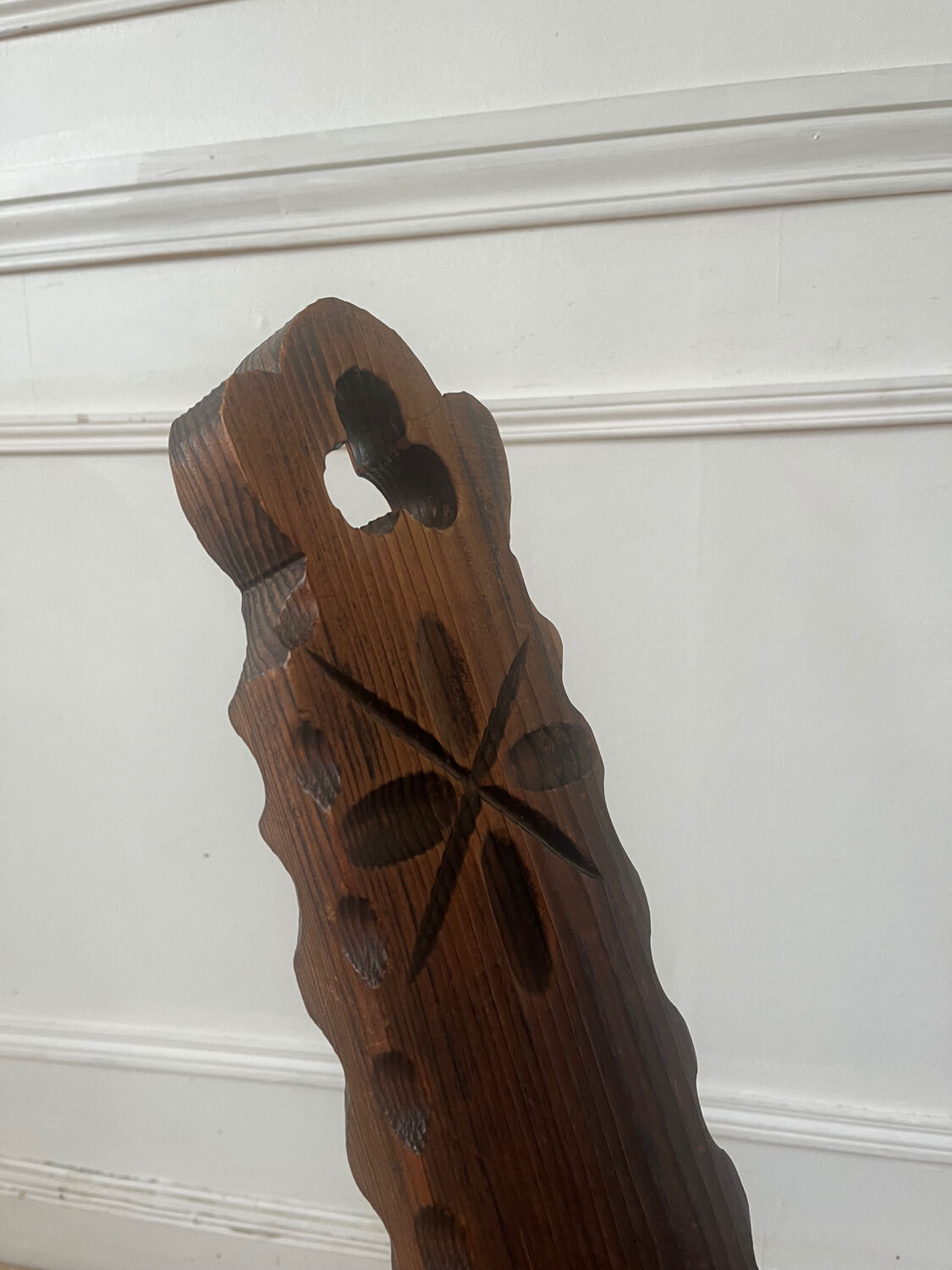 Brutalist tripod chair