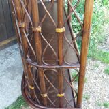 Rattan and bamboo bar