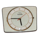 Vedette rectangular clock yellow formica