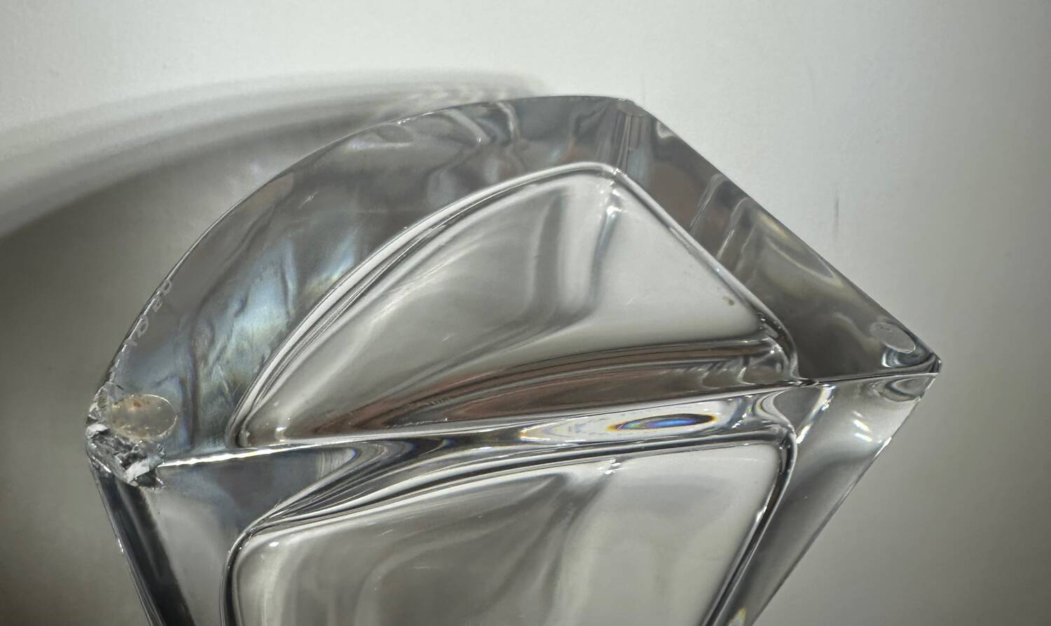 Daum France Crystal Pear Whiskey Decanter Numbered Hilton Mac Connico