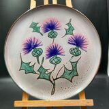 Decorative earthenware plate