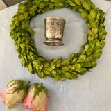 Antique silver-plated egg cup