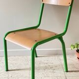 CHAISE d'Ecole pour KIDS Verte VINTAGE