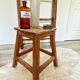 Old wooden painter's stool