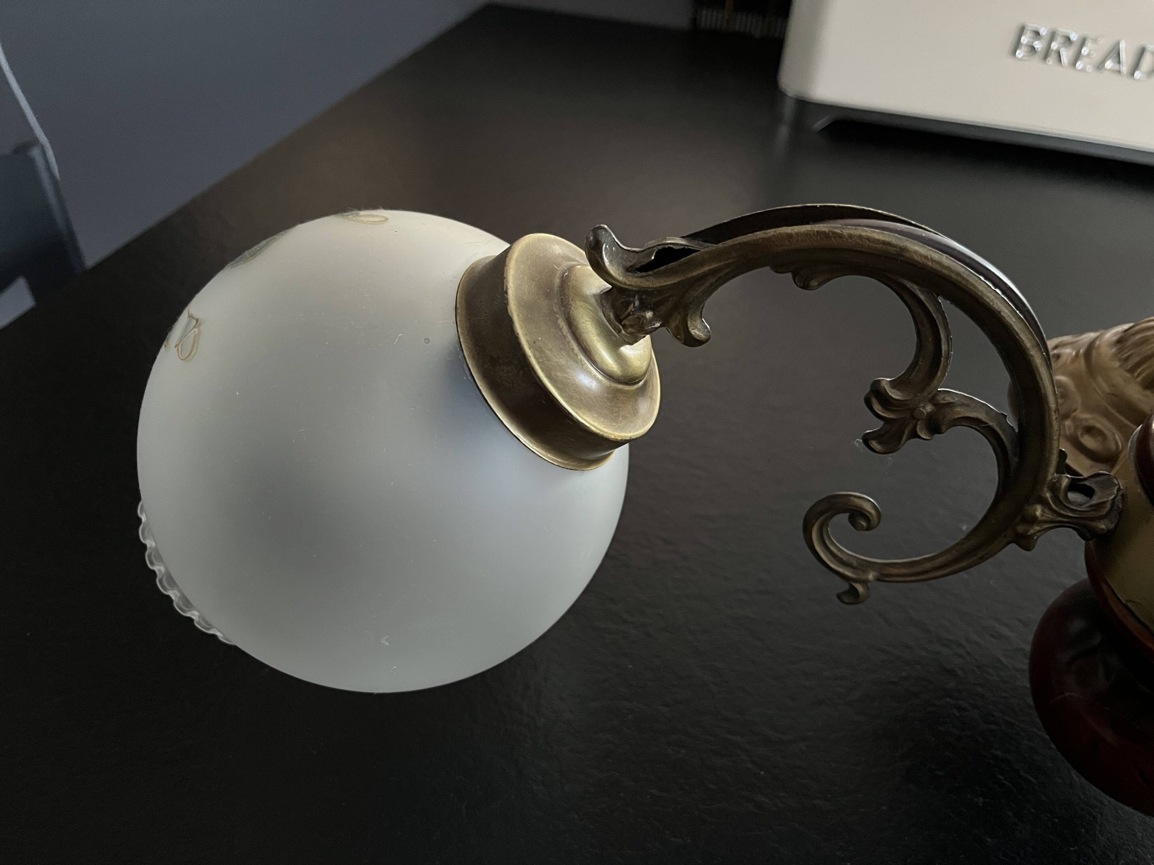 Vintage three-light chandelier