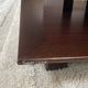 Dark wood coffee table David Lange