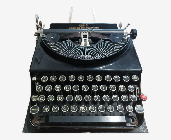Remington 3 portable noire 1930 fonctionne