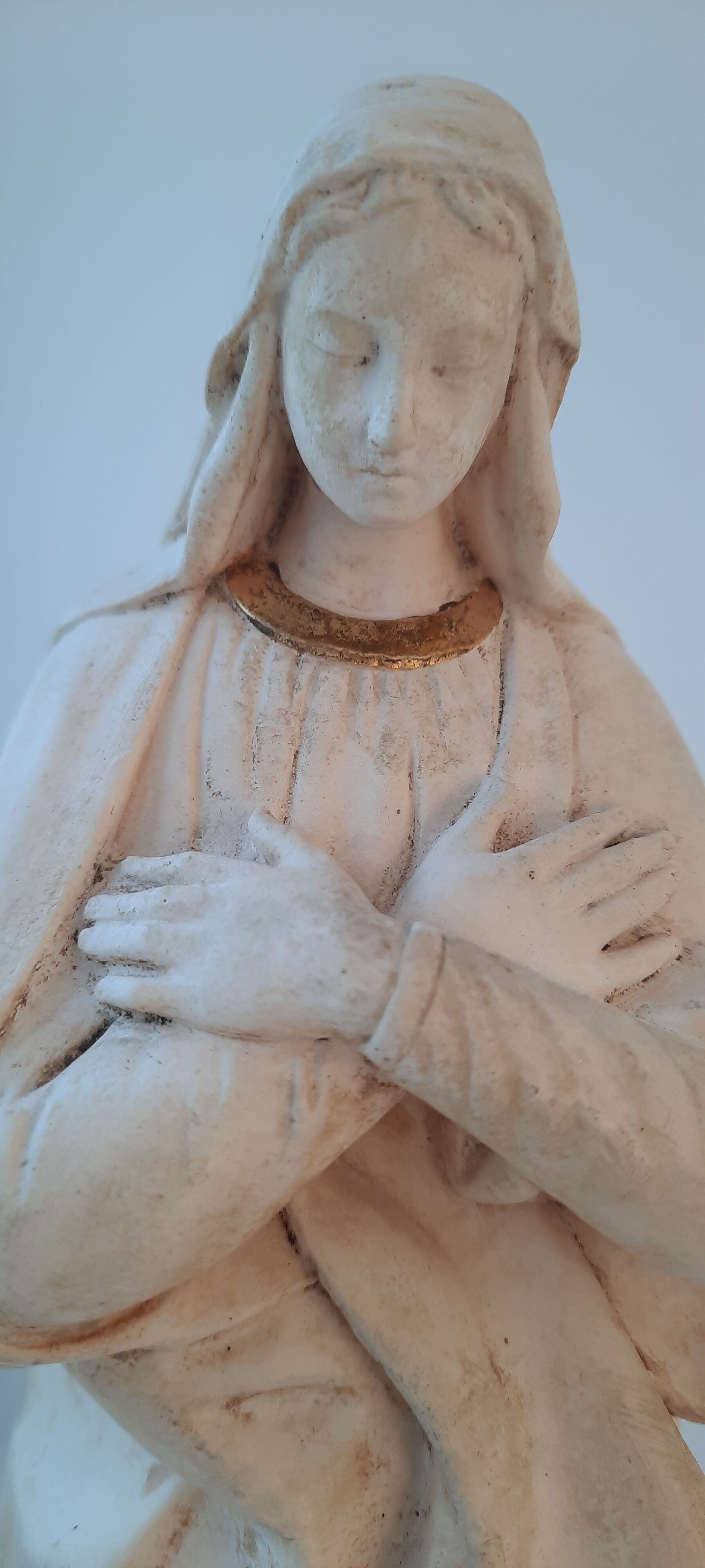 Virgin in plaster