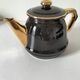 Vintage black and gold teapot RIO – Art Deco style