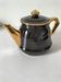 Vintage black and gold teapot RIO – Art Deco style