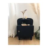 Table de chevet bleu nuit
