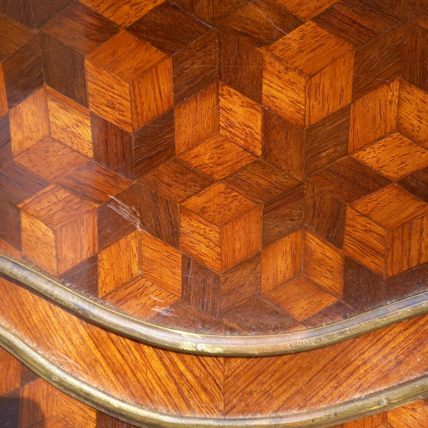 Louis XV Style Curved Chest of Drawers