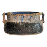 Jardinière cache-pot barbotine vintage