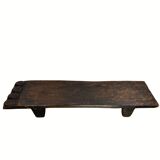 Vintage wabi sabi Senufo or Naga bench low table