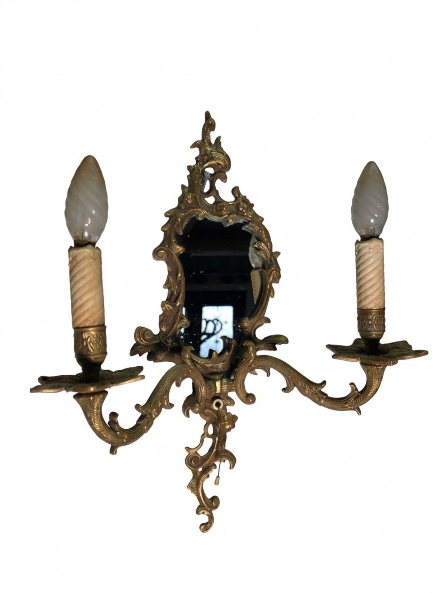 Applique miroir style Louis XV 