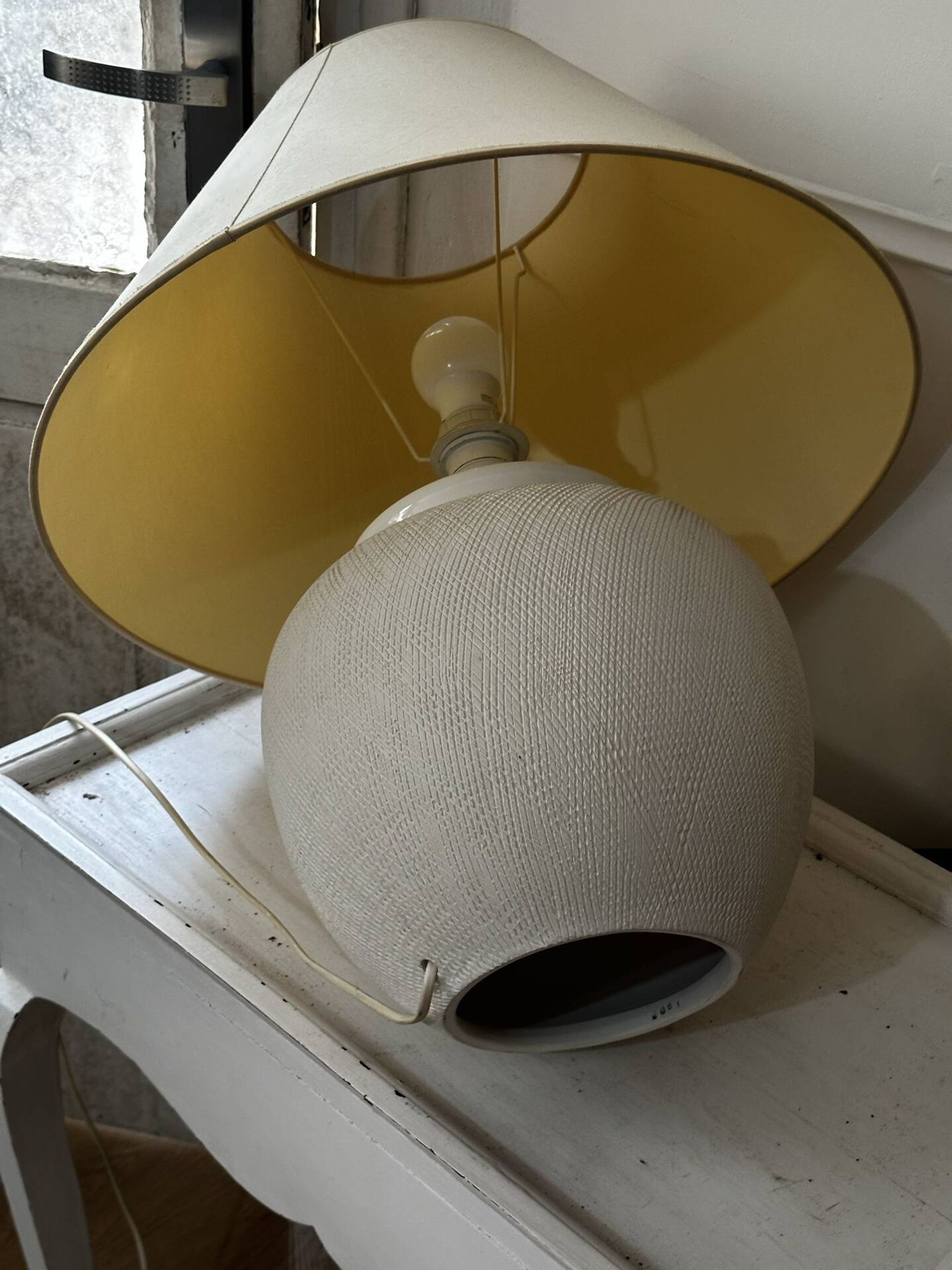 Ceramic lamp from the 80s