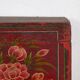 Antique box with hand-painted floral patterns (c.1900) #27