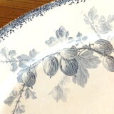 Oval dish U&Cie Sarreguemines model "currants"