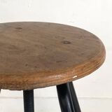 Height-adjustable industrial stool