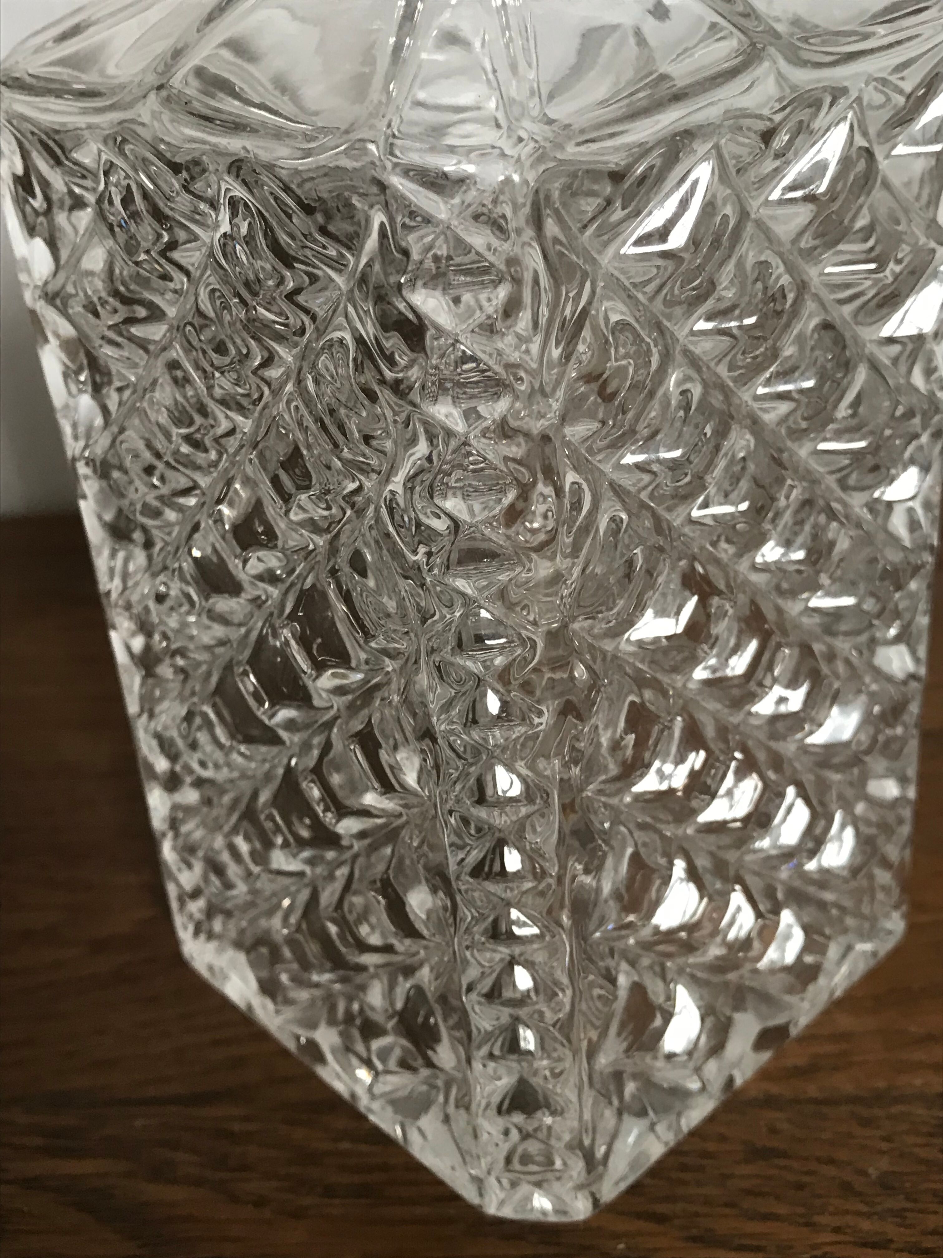 Crystal whisky decanter