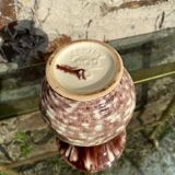 Old glazed ceramic vase Germany 60s
