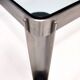 Osvaldo Borsani for Tecno, Steel and Thick Crystal Coffee Table Mod. T113