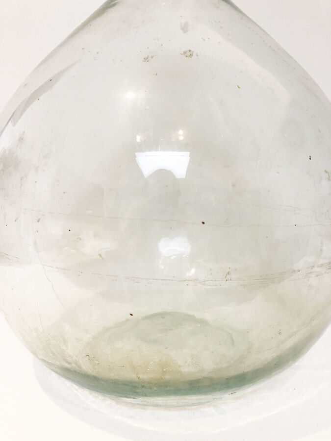 Demijohn transparante, late 19th