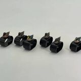 Set of 6 vintage napkin rings