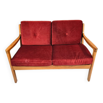 Teak sofa by Ole Wanscher for Peter Jeppesen 1960