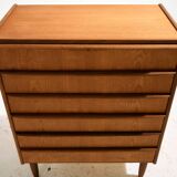 Commode en teck restaurée