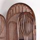 Paire de paravents en rotin