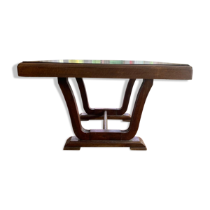 Table en bois art déco
