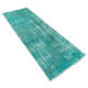 Vintage distressed turkish rug runner , 265 x 90 cm