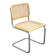 Italian Cesca B32 Style Cane and Chrome Cantilever Chair, 1970s