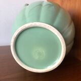Green vintage water vase