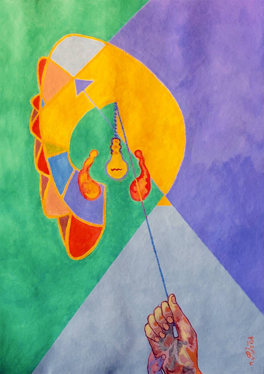 Help me turn on the light.