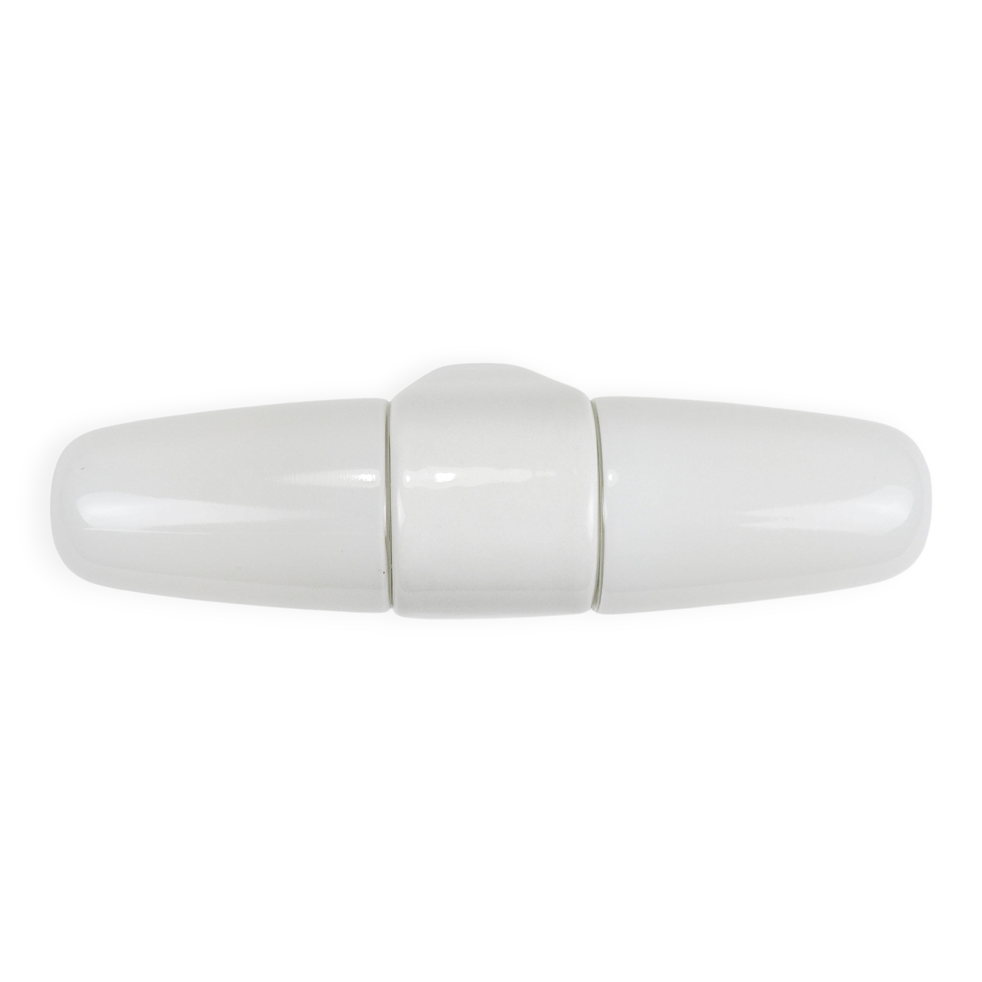 Wilhelm Wagenfeld Bauhaus White Double Sconce Wall Light, Germany, 1950s
