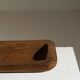 Sculpted teak bowl, France, circa 1960