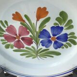 Assiettes faïence faites main  19e