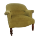 Armchair old green toad