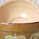 2 glazed ceramic salad bowls, stylized apples, 1970