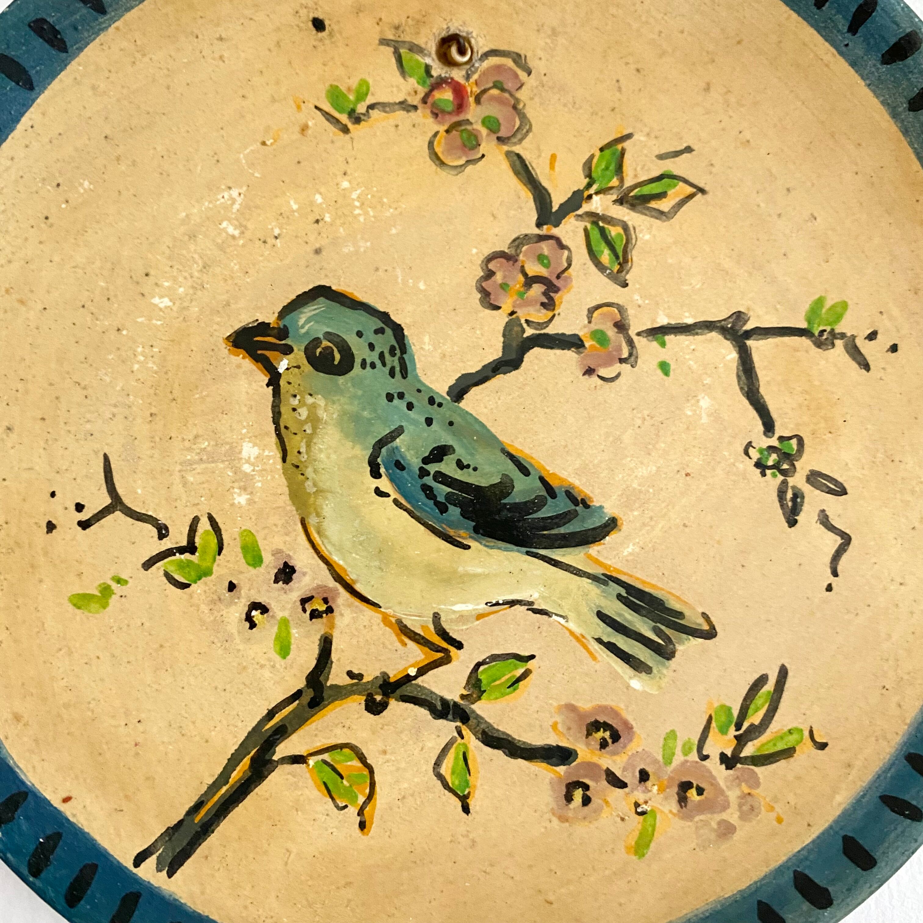Decorative bird plate