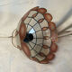 Vintage mother-of-pearl pendant lamp