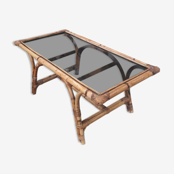 Rattan coffee table