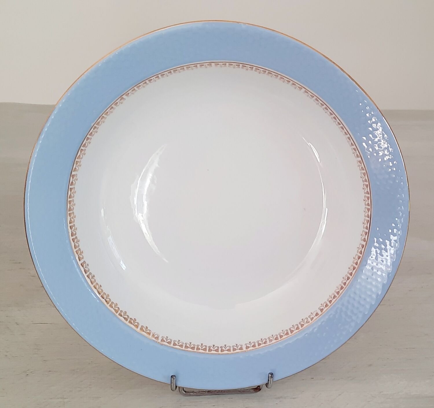 Dessert Plates and Hollow Dishes in Earthenware Café Gilbert by Moulin des Loups Vintage
