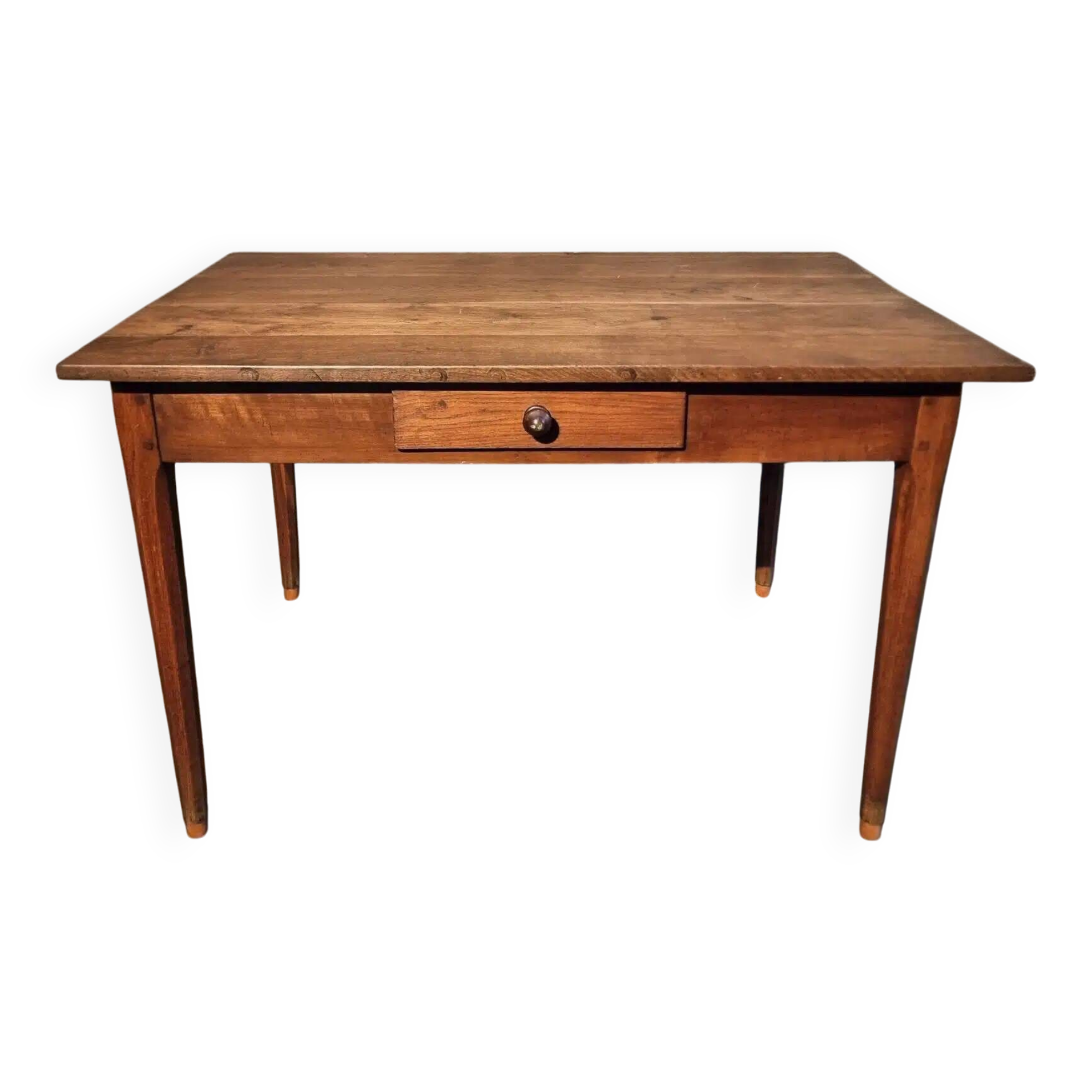 Antique French oak table, 19th century.